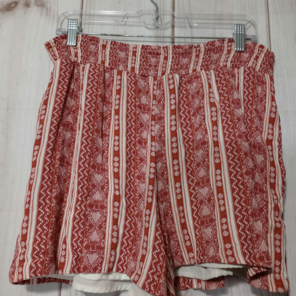 Knox Rose Shorts Ladies Extra Large pull on Red